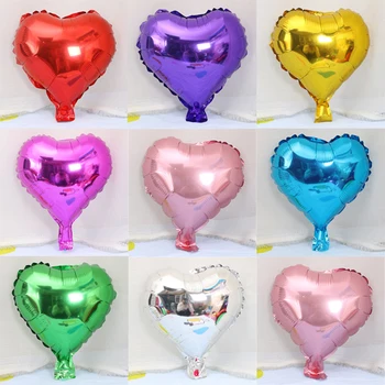 Srce Aluminija Folija Baloni Rose Zlata, Roza Balon Ljubezen Rojstni Decration Romantično Valentinovo Helij Folijo Ballon