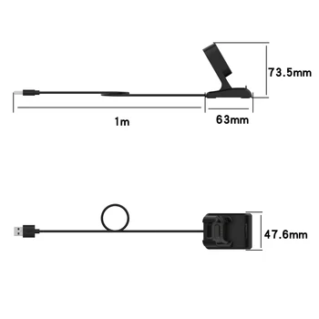 Kabel za Polnjenje Podatkov Polnilnik z magnetnim Za Xiaomi Mi Gledati Lite 1M Polnilnik USB Dock Adapter Za Redmi watch navpično Slike 2