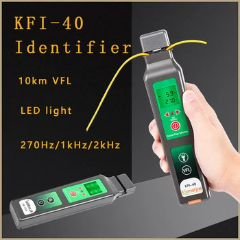 Brezplačna Dostava KFI-40 Živo Vlakna, Optični Identifikator Z LED Zaslon za Ugotavljanje Smeri Odmor Checker FTTH Testiranje Orodja