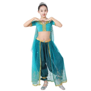 Otrok Festival Perzijski Princess Kostum Rojstni Cosplay Otroci Bollywood Obleke Princess Fancy Gilrs Obleko Hlače