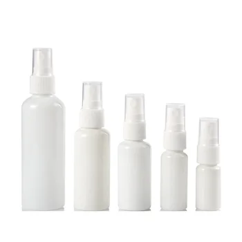 Medicinsko Uporabo Belo Plastično Megle Spray Steklenico Strani Spray Vial Potovanja Kozmetične Embalaže 10ML15ML 20ML 30 ML 50 ML 100 ML 50pieces