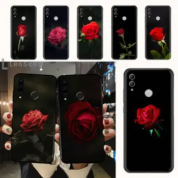 Svetlo Rdeče Vrtnice Cvetovi Primeru Telefon Za Huawei honor Mate 10 20 30 40 i 9 8 pro x Lite P smart 2019 Y5 2018 nova 5t
