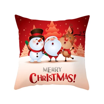 Božič Vzglavnik Dveh Straneh Santa Claus Snežinka Tiskanje Lepoto Pillowcases Kritje Doma Dekor Dobave