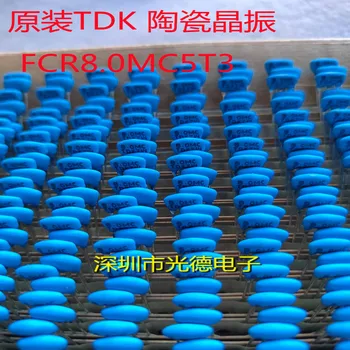 100 KOZARCEV/ keramični kristalno filter FCR8.0MC5T3 8.000 MHZ 8M naravnost tremi nogami original TDK trakovi