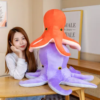 Velika Velikost Smešno Polnjene Morskih Živali Hobotnica Plišastih Igrač Za Otroke
