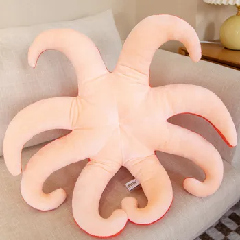 Velika Velikost Smešno Polnjene Morskih Živali Hobotnica Plišastih Igrač Za Otroke Slike 2