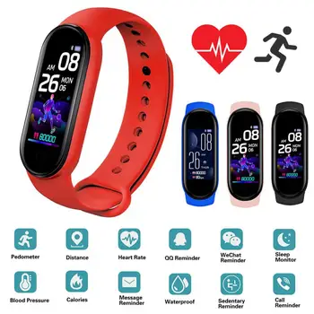 JOYCE 62033329# Smart Pasu, Bluetooth, Fitnes Zapestnica Moški Ženske Tracker Športni Pas Pedometer Srčni utrip, Krvni