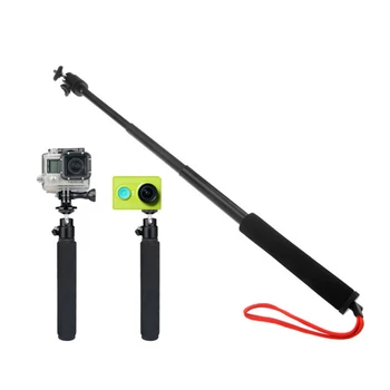 TUYU Selfie Palico Selflock Telescoping Raztegljivi Pole Ročni & Stojalo za GoPro hero 6 5 xiaomi Yi 4K Športna Kamera Slike 2