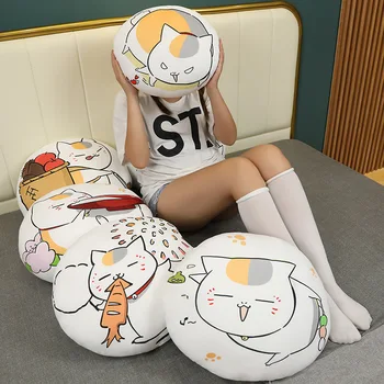 35/45 cm Novega Natsume Yuujinchou Nyanko Sensei Plišastih Mačka Anime Risanke, Plišaste Igrače, Blazine, Blazine za Otroke, Darilo za Rojstni dan Slike 2