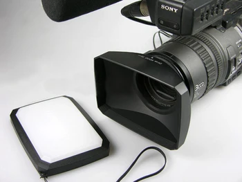 Mennon SLR fotoaparat vijak DVsw 43 46 58 77mm fotoaparat pravokotnik odtenek beline pokrov 16:9 okvirja širok zaslon Panasonic 14-14 Slike 2