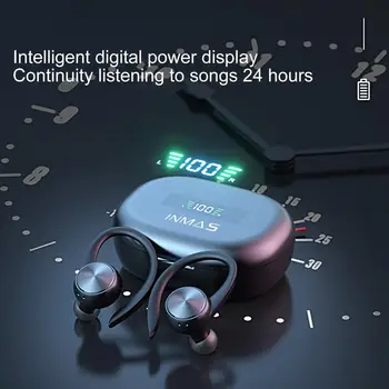 INMAS Bluetooth Slušalke Brezžična Slušalka Nizke Zakasnitve za Slušalke HD Klic Dvojni Način Gaming Slušalke Za Vsakodnevno Uporabo