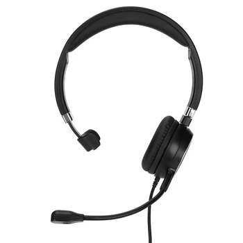 USB Slušalke Kakovosti Usnja Uho Blazine Za Office Prenosni Telefon Žično Urad Računalnik Slušalke Slušalke Z Jasen Zvok