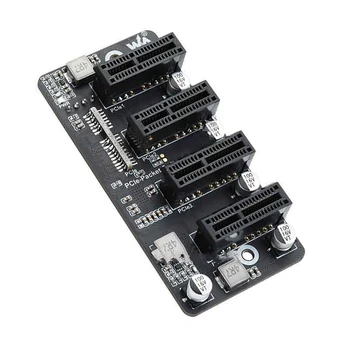 PCIe Širitev Kartice 4 Način Gen 2 X 1 Voznik-Prost PCIe Paketno Stikalo 4P za Raspberry Pi Deli