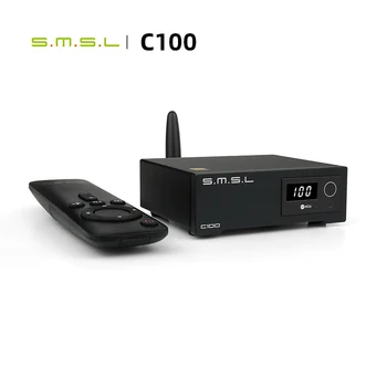 SMSL C100 USB MQA DAC AK4493S XMOS XU316 DSD512 32Bit 768KHZ CK-03 Ura Optični koaksialni Bluetooth Dekoder Z daljinskim upravljalnikom