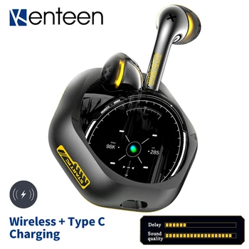 Bluetooth 5.2 Slušalke TWS Čepkov Aktivnega Nadzora Hrupa Qi Brezžično Polnjenje HI-fi Stereo Slušalke Nepremočljiva Nizke Latence