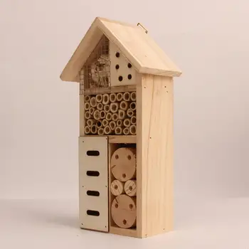 Lesene Insektov Hiša Decorati Zavetje Gnezdenje Ladybirds Dvorišču