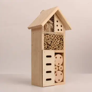 Lesene Insektov Hiša Decorati Zavetje Gnezdenje Ladybirds Dvorišču Slike 2