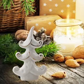Nordijska Božično Drevo Kip Tealight svijećnjak za Dnevni Sobi Hotela Domov Office Umetnosti Svečnik za Okras, Darilo za Rojstni dan Slike 2