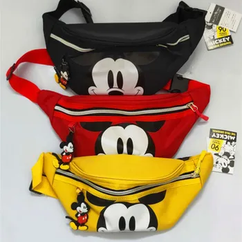 Disney mcikey miško dekle, fant messenger bag risanka prsih vrečko Minnie Pasu torba torba ženske Slike 2