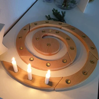 40 Kos Kovine Sveča, ki se Vstavi Za Gibljivost Sveče, Okrasne Sveče Imetnik DIY svijećnjak Set Za Drevo Sveče Tabela Slike 2