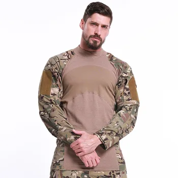 2021 Novo Vojsko Taktične Vojaške uniforme Prikrivanje Boj-dokazano Srajce Hiter Napad Long Sleeve Majica Boj Stavke Uniforme