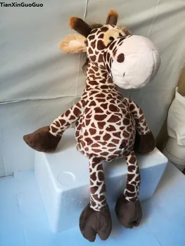 velik 45 cm srčkan risanka džungle žirafa mehka lutka plišastih igrač vrgel blazino igrača darilo za rojstni dan w1928