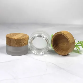 Mini-5g kozarec prazen kozarec Kozmetični Ličila bambusa skp Obraz, Krema za posodo, prodajo na debelo in prodajo na drobno Slike 2
