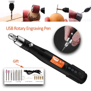 15000rpm USB Graviranje Pen Mini Rotacijsko Vrtanje orodje, S Brusilni Pribor Set Večfunkcijsko Mini Graviranje Pero Za Orodje Dremel