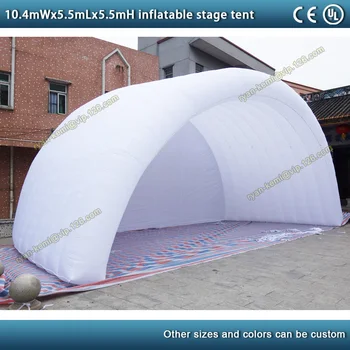 10.4mWx5.5mLx5.5mH velikan napihljivi fazi napihljivi šotor tunel šotor kritje nadstrešek prireditve na prostem, Napihljivi poročni šotor