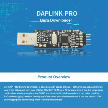 DAPLINK-PRO odprtokodne alternative CH340/PL2303 USB na TTL JLINK/STLINK ROKO STM32 serijska vrata za gorilnik mobile emulator