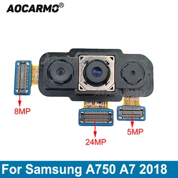 Aocarmo Za Samsung Galaxy A750 A7 (2018) Nazaj Kamera Zadaj Modul Velik Fotoaparat Flex Kabel 24MP+5MP+8MP rezervnih Delov
