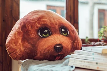 Nova risanka 3D realistična mačka in pes lutka živali blazino plišastih igrač za moške in ženske, darila dom