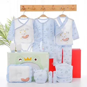 0-6M Newborn Baby Unisex Oblačila, spodnje Perilo Živali Print Majica in Hlače 12PCS Fantje Dekleta Mehko Bombažno