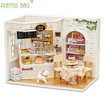 Humanoid lutka wit hiša diy torto dnevnik ročno sestavljanje modela princesa soba darila za dekleta fantje dan igrače ZD05