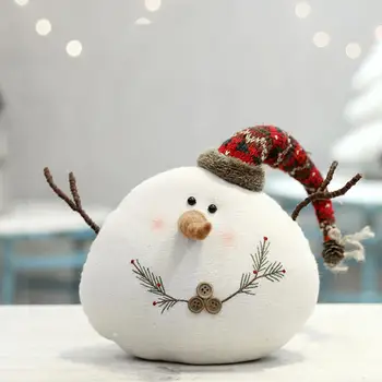 26 cm Snežaka Plišastih Igrač Božič Plišastih Dekoracijo Namizni Okras Kawaii Snežaka, Risanka Pliš Plišaste Živali Lutka Igrače Darila Slike 2