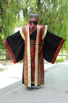 novo črno tradicionalne nacionalne tang bo ustrezala starodavne kitajske hanfu oblačila za moške kopalke hanfu moški moški klobuk Slike 2