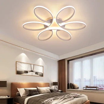 70W/White Sodobni LED lestenec za dnevno sobo, spalnica, jedilnica aluminijasto ohišje Zatemnitev domačo razsvetljavo luminarias dero Slike 2