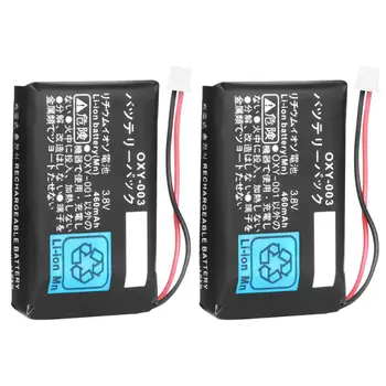 2pcs 3.8 Proti 460mAh Baterija Litij-ion replacment Kit Paket za Nintendo GBM Game Boy Mikro baterije
