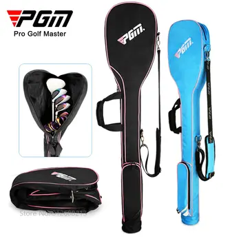 PGM Ultra-lahkih Golf Pištolo Torba za Prenosni Lady Klubi Vrečko za Shranjevanje Zložljivi Zunanji Športi Nosijo Vrečke Mini Žogo Paket Pridržite 9 Klubov Slike 2