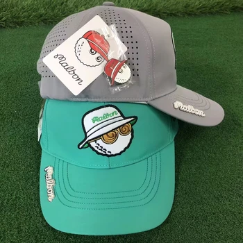 Golf kape za moške in ženske, Baseball kape Šport pokrivalo za zaščito pred Soncem kape s prevelikimi skp posnetek logotip Slike 2