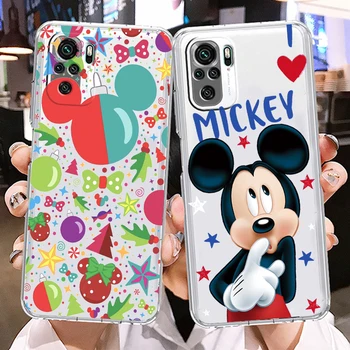 Nekaj Mickey Minnie Vroče Primeru Telefon Za Xiaomi Redmi K50 K40 Gaming 10 10C 9AT 9A 9C 8 9T 7A, 6A 5 5 G Oklep Prozoren Pokrov