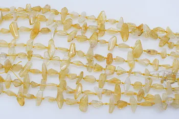svoboden kroglice Citrine baročno gladko edinstveno 12-18 mm za DIY nakit, izdelava FPPJ debelo